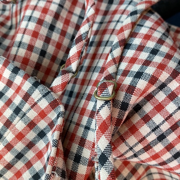 Aritzia Isabelle Plaid Checkered Mini Dress Size 0 Sz 0 - Picture 6 of 7